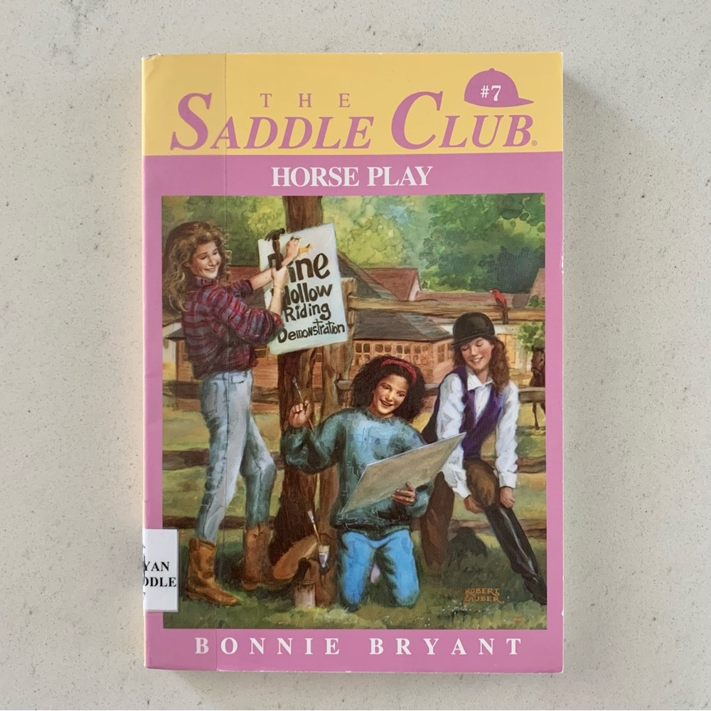 The Saddle Club - #7 Horse Play - 1989 Vintage Book